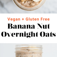 banana nut overnight oats