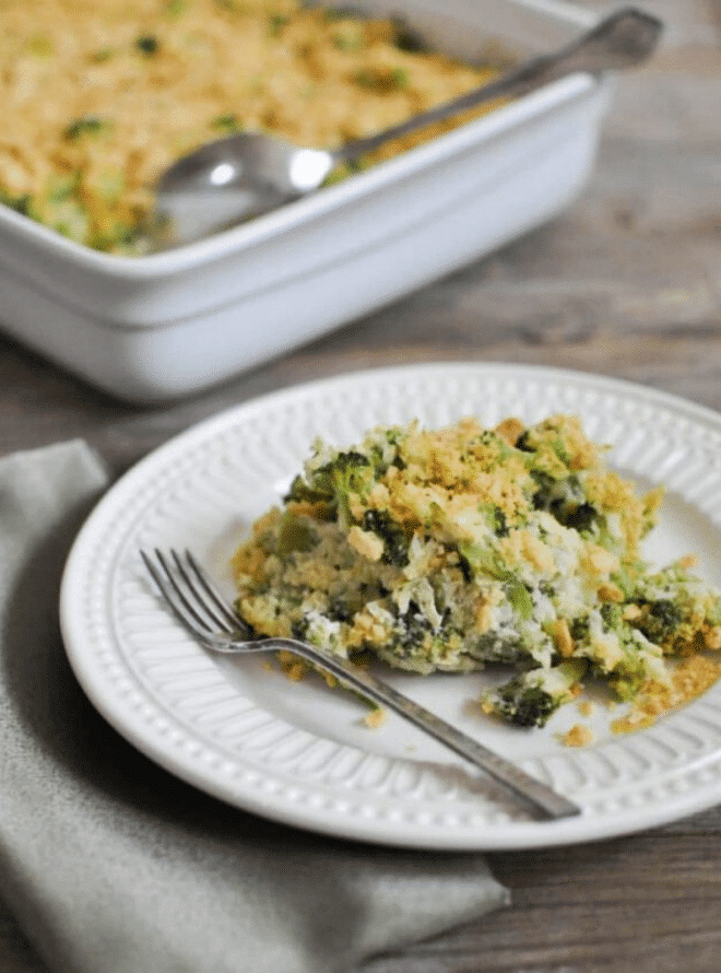 paleo cheesy broccoli casserole