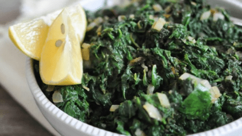 paleo creamed spinach