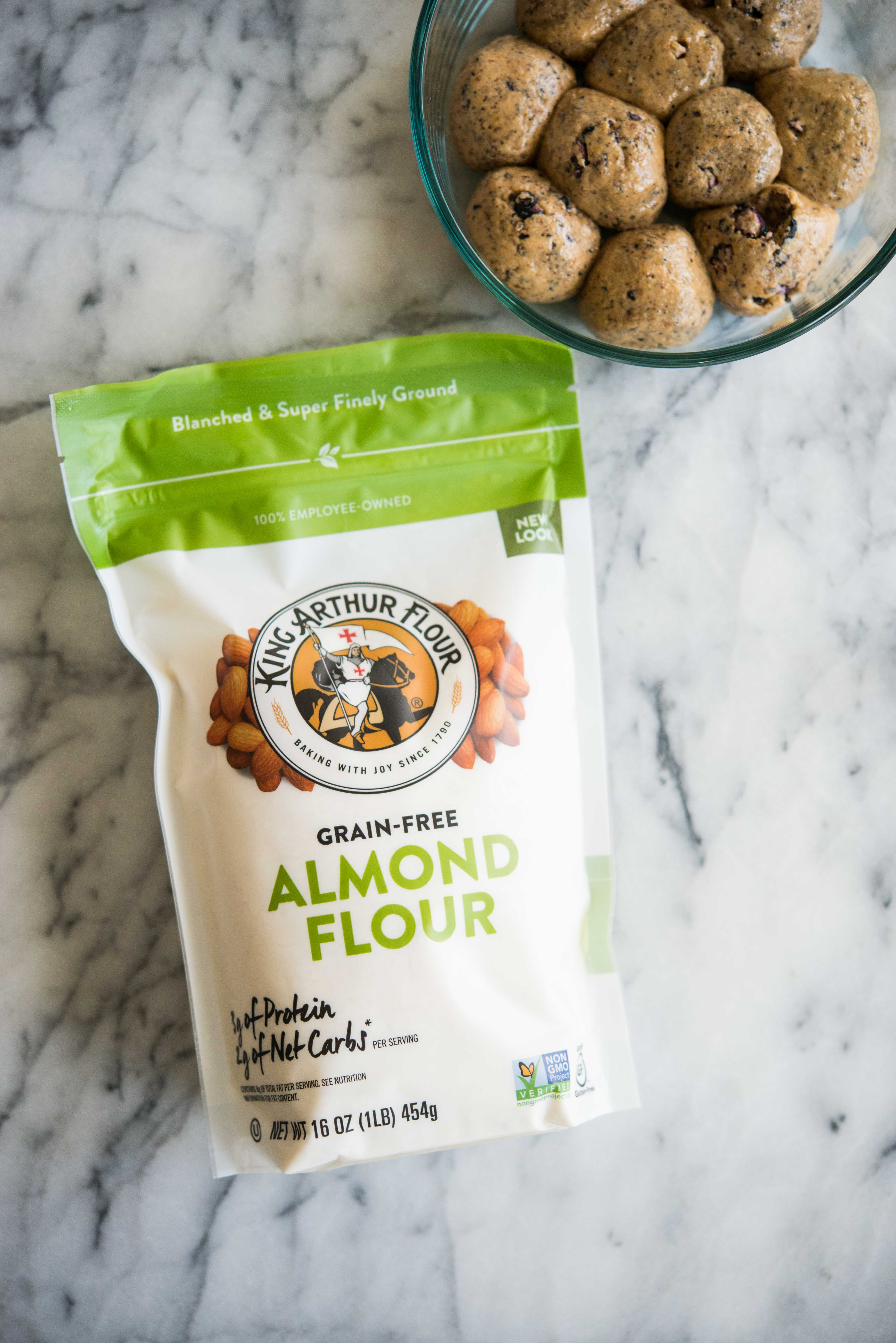 king arthur almond flour next to no bake energy balls