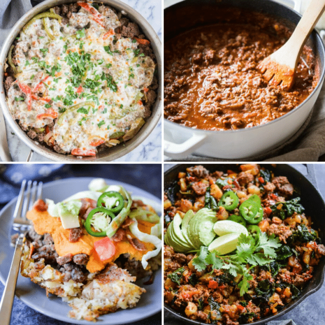 4 healthy ground beef recipes