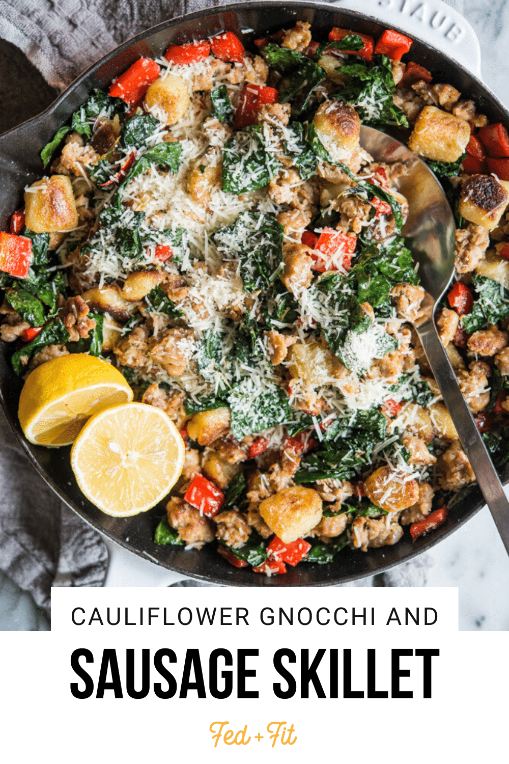 Cauliflower Gnocchi and Sausage Recipe Fed & Fit