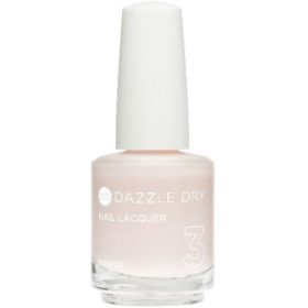 a very light pink nail polish in a "dazzle dry" bottle