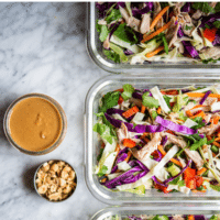Asian Chicken Chopped Salad {Meal Prep Salad} - Meal Plan Addict