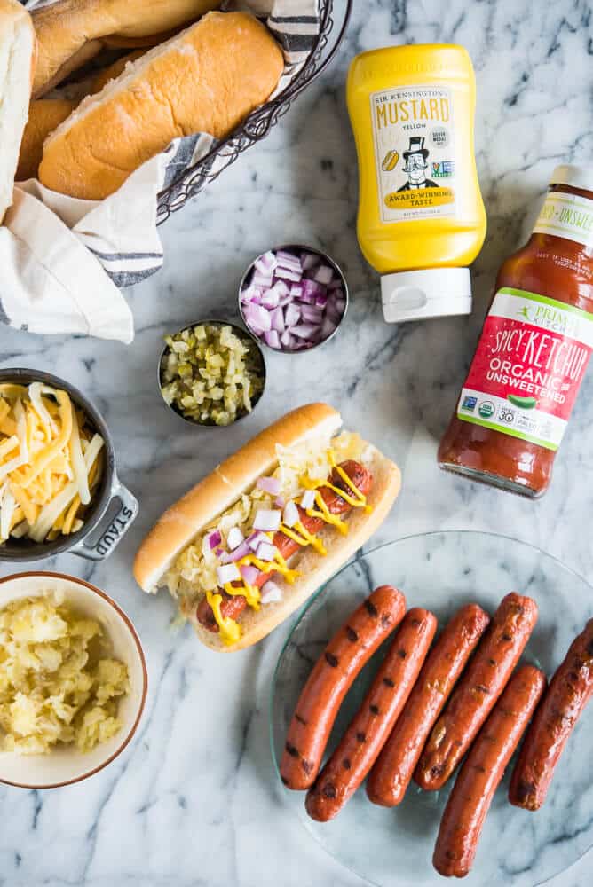 How To Make The Ultimate Hot Dog Bar Fed Fit