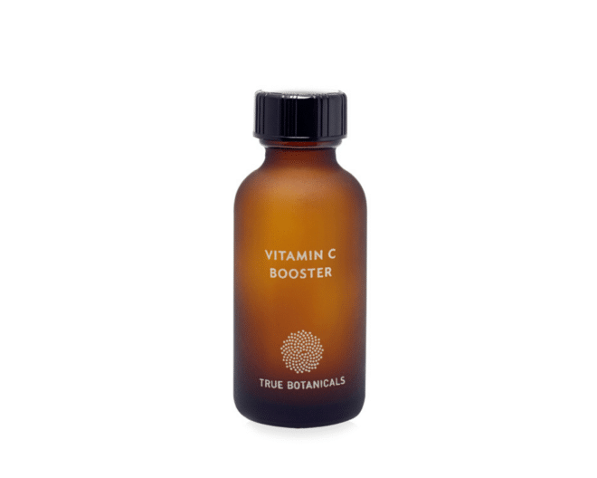 goop vitamin c booster in an opaque amber bottle