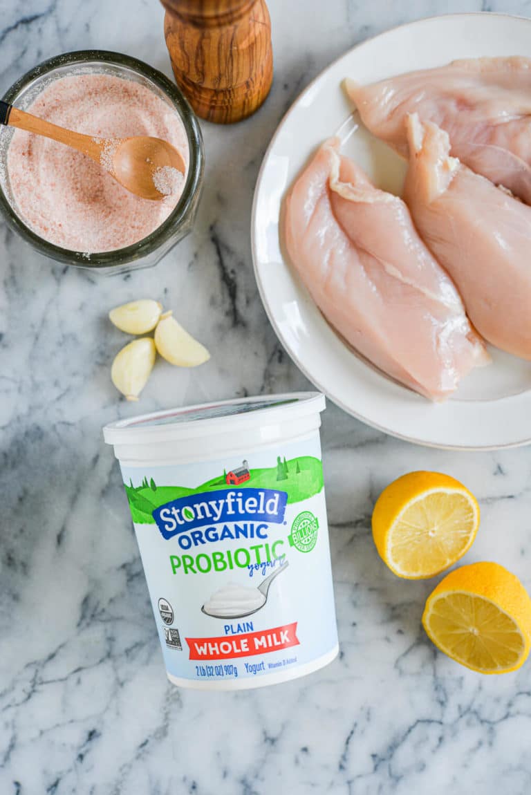 Lemon Pepper Yogurt Grilled Chicken Fed & Fit