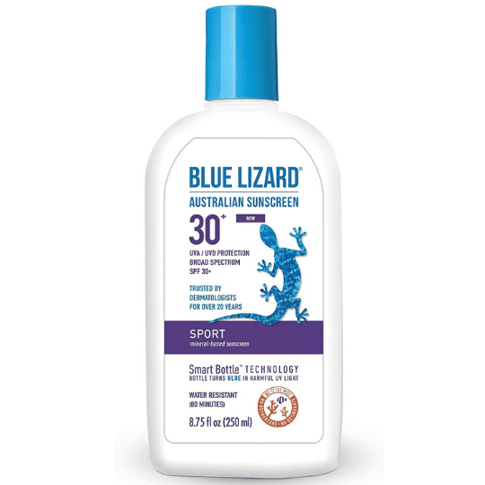 blue lizard sunscreen