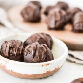 No Bake Chocolate Covered Cookie Dough Bites