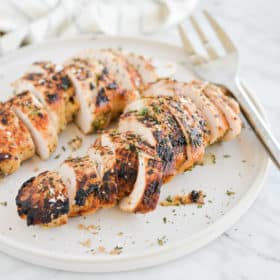 Baked Turkey Breast Tenderloin with Garlic Herb Marinade