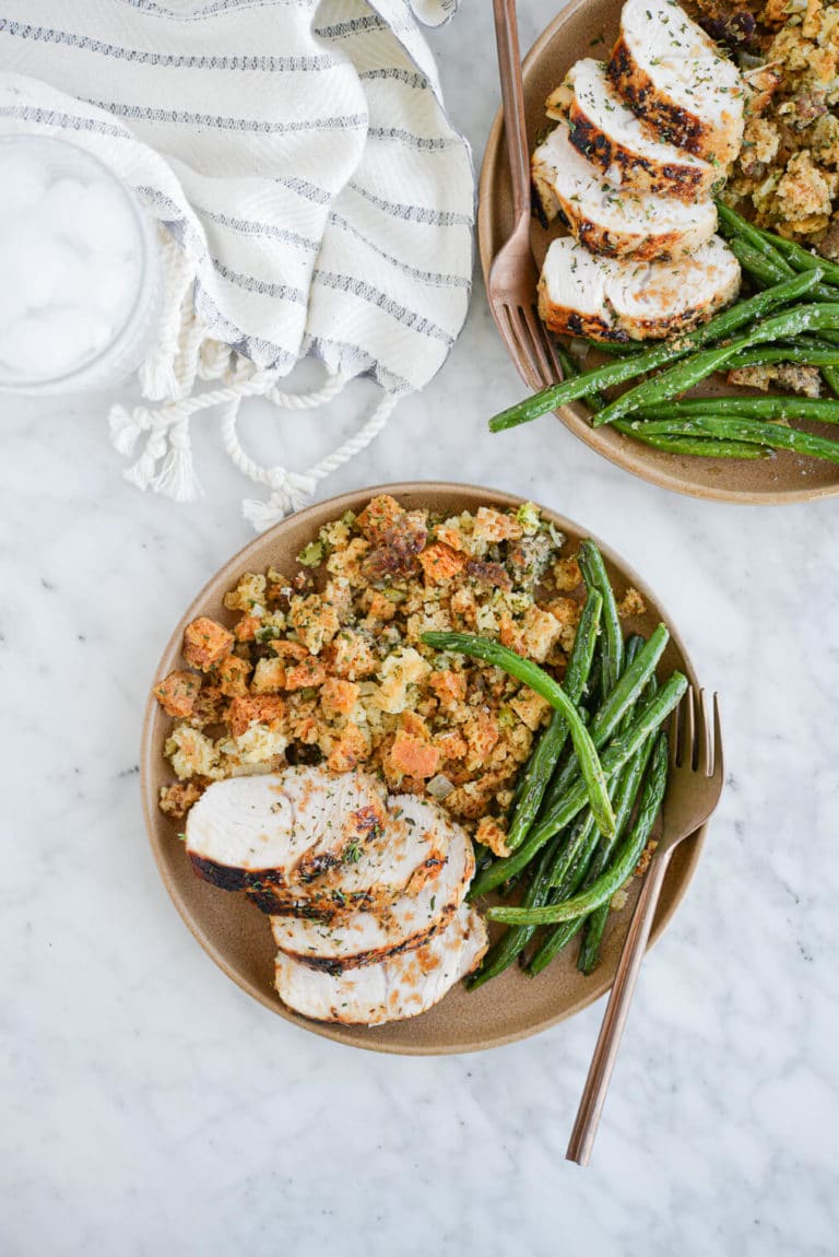 Garlic Herb Baked Turkey Breast Tenderloin Fed And Fit