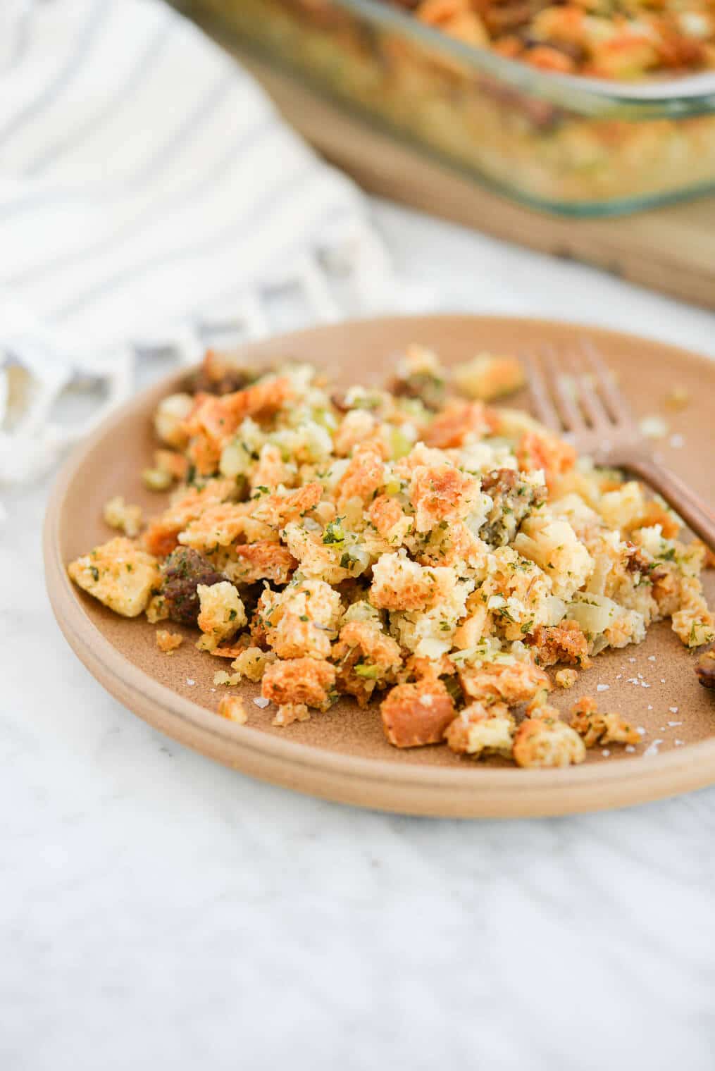 Stovetop Stuffing (quick, easy, homemade) - Two Kooks In The Kitchen