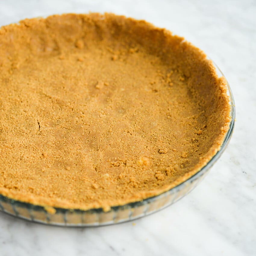 The Best 2Ingredient NoBake Graham Cracker Crust Recipe Fed & Fit