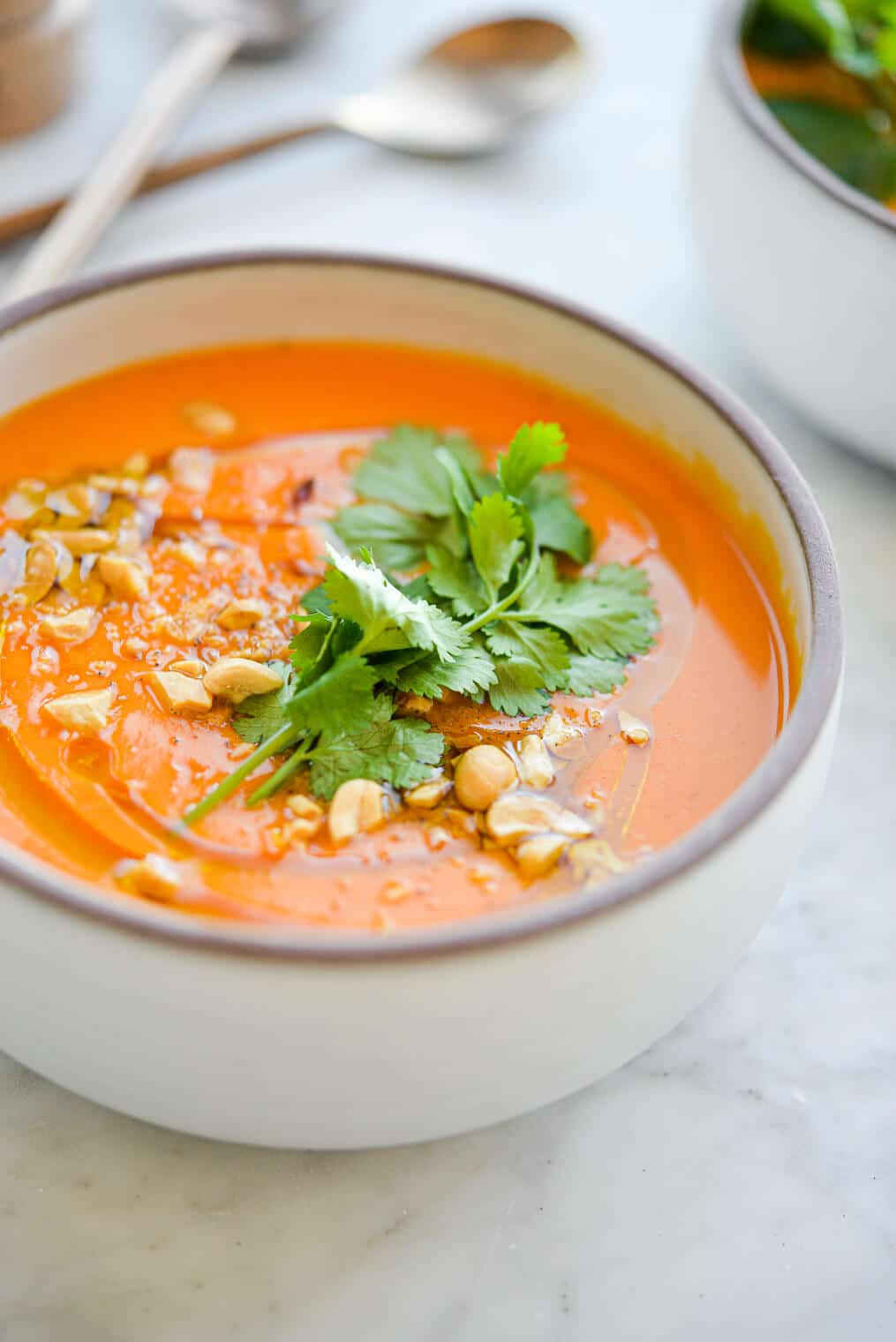 Homemade Spicy Thai Carrot Soup Recipe