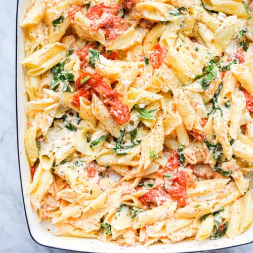 Feta cheese recipes pasta discount