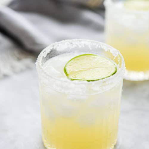 Agave Margarita Recipe (No Triple Sec!) - Fed & Fit