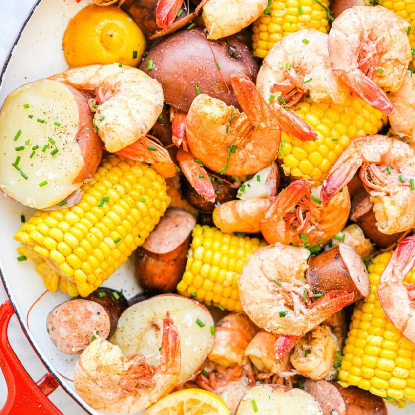 Easy Shrimp Boil Recipe - Fed & Fit