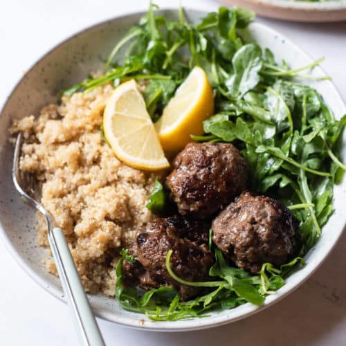 Greek Beef Meatball Recipe Fed & Fit