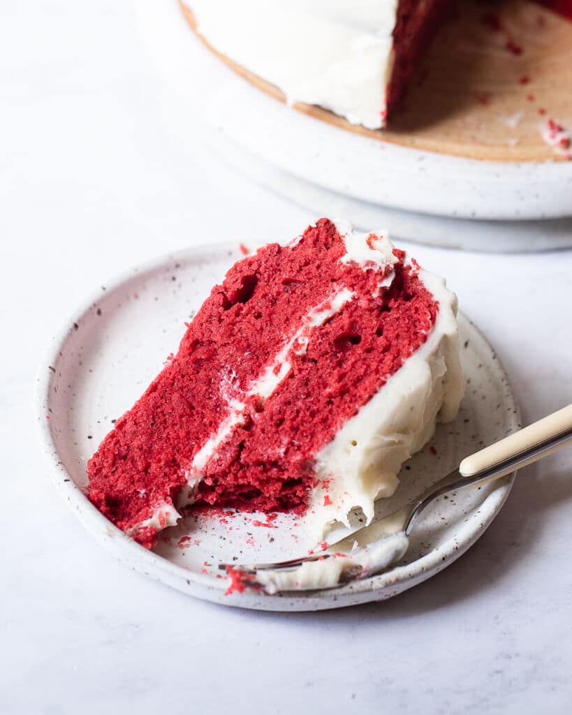 Vanilla Red Velvet Color Block 