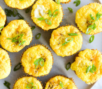 egg muffins on a plate
