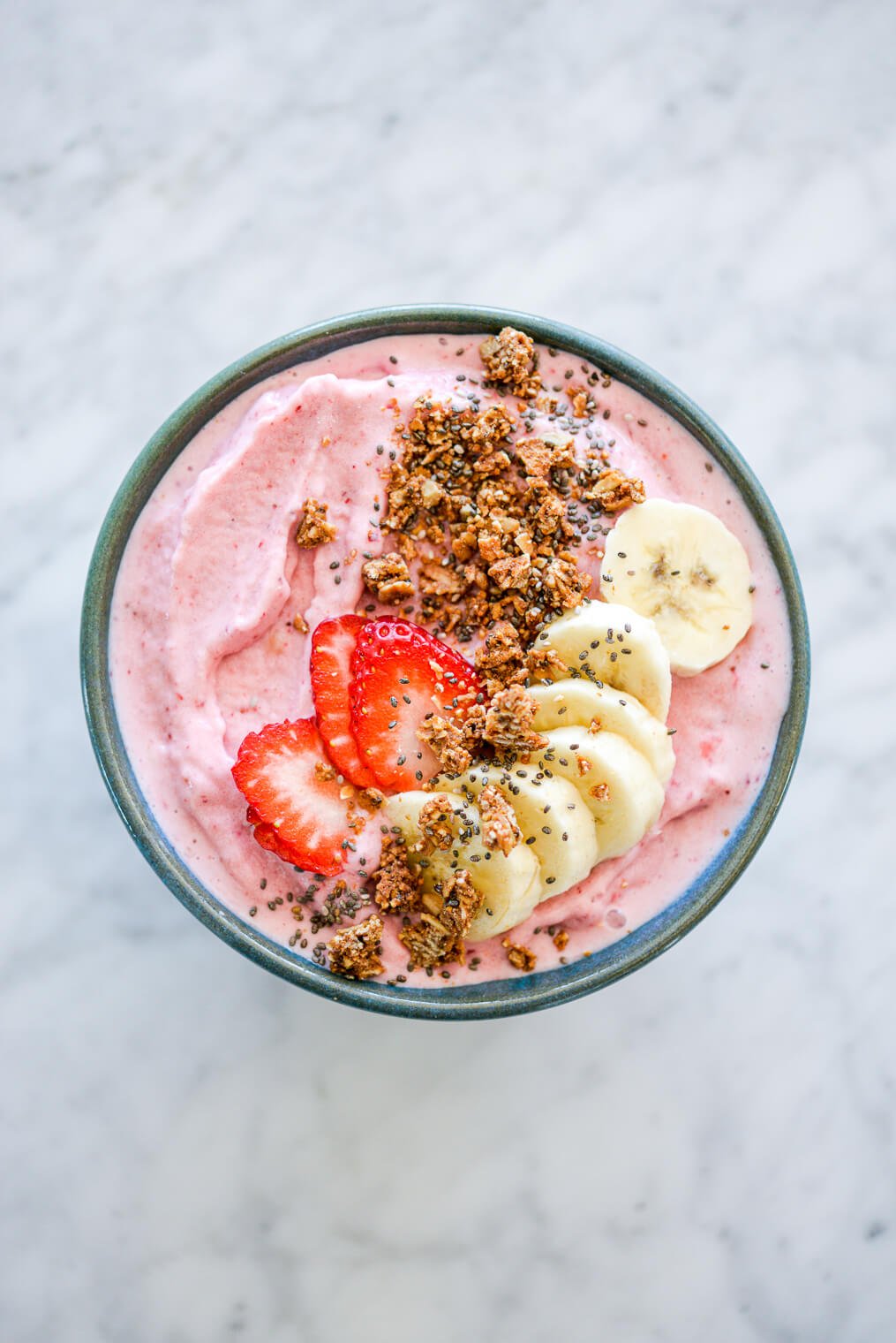 Strawberry Banana Smoothie Bowl  Fed & Fit