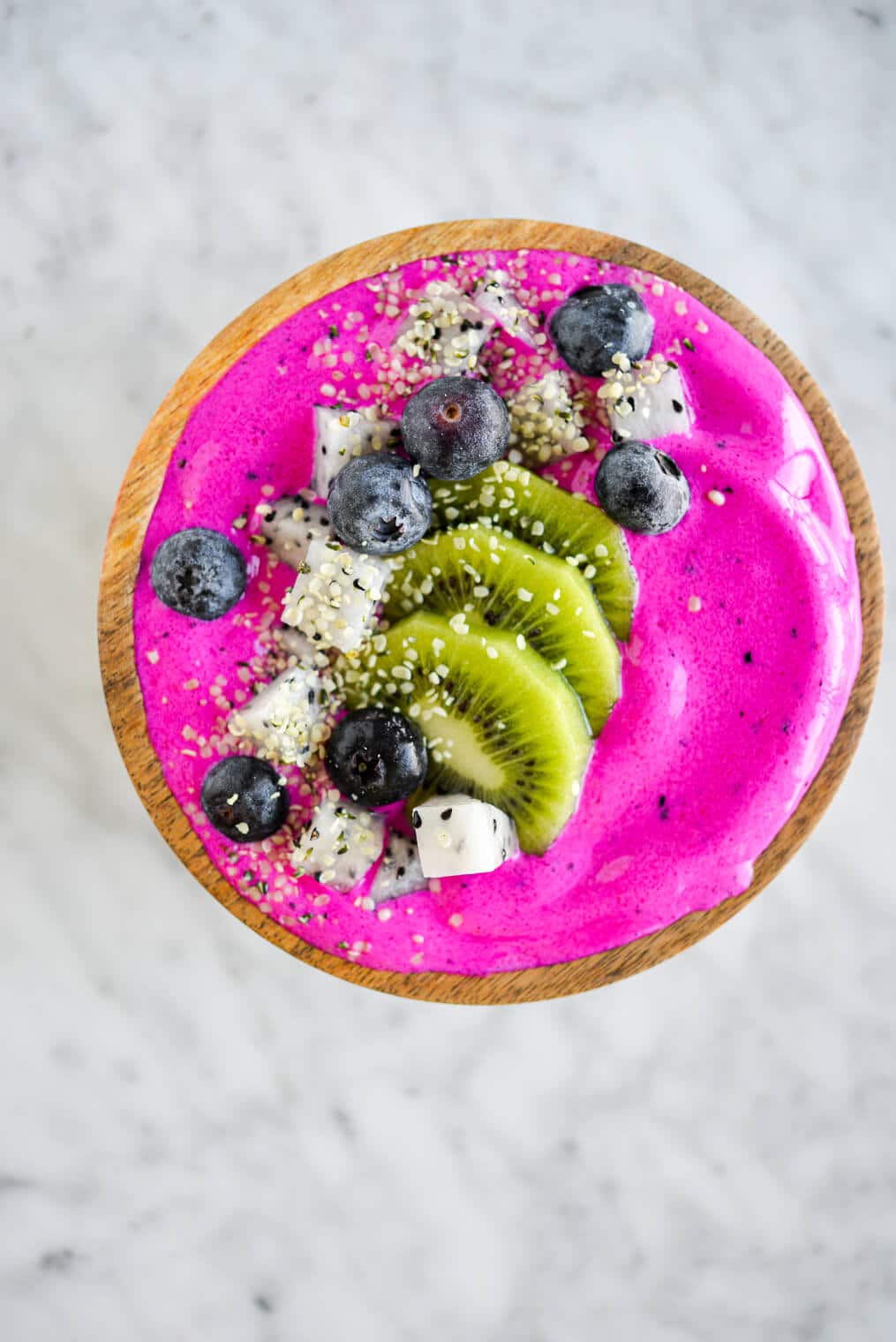 Easy Dragon Fruit Smoothie Bowl