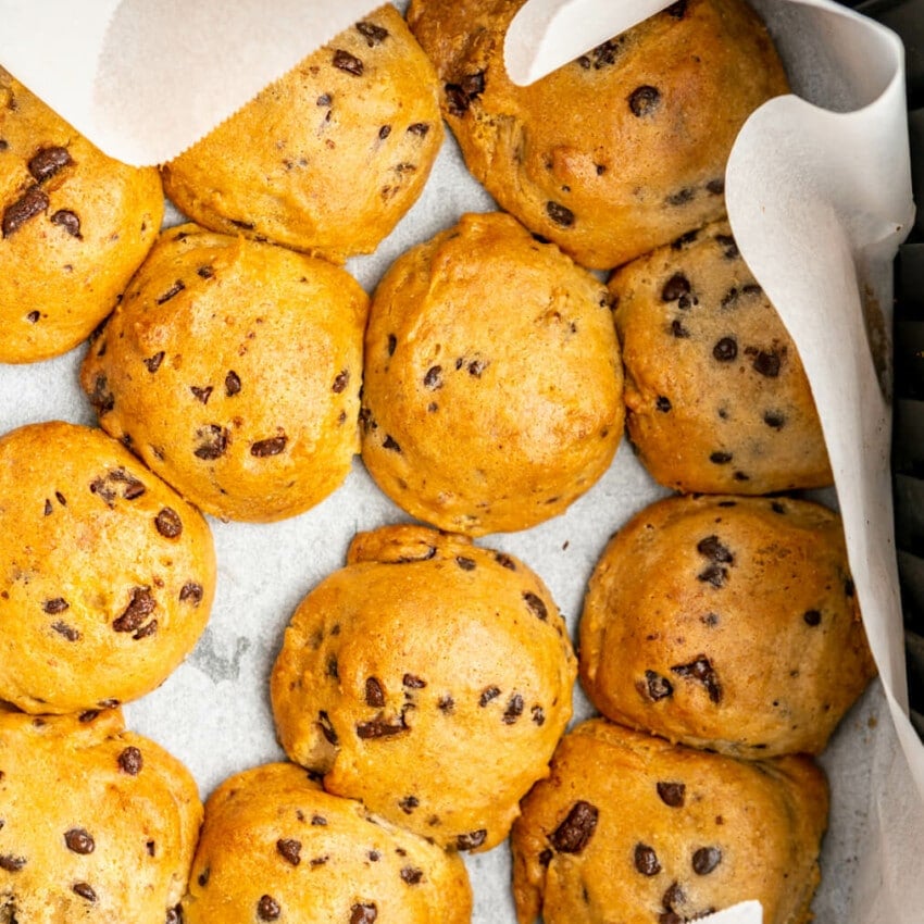 Air Fryer Chocolate Chip Cookies Fed & Fit