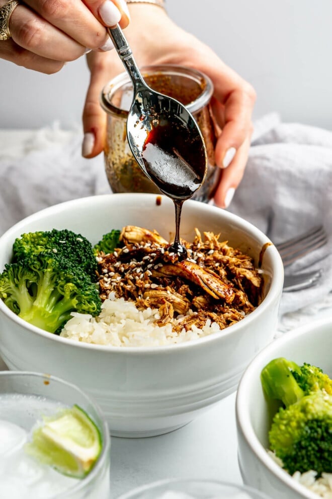 Easy teriyaki chicken bowls - recipe by VJ cooks