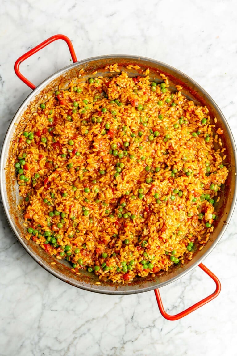 Easy Chicken and Chorizo Paella Recipe - Fed & Fit