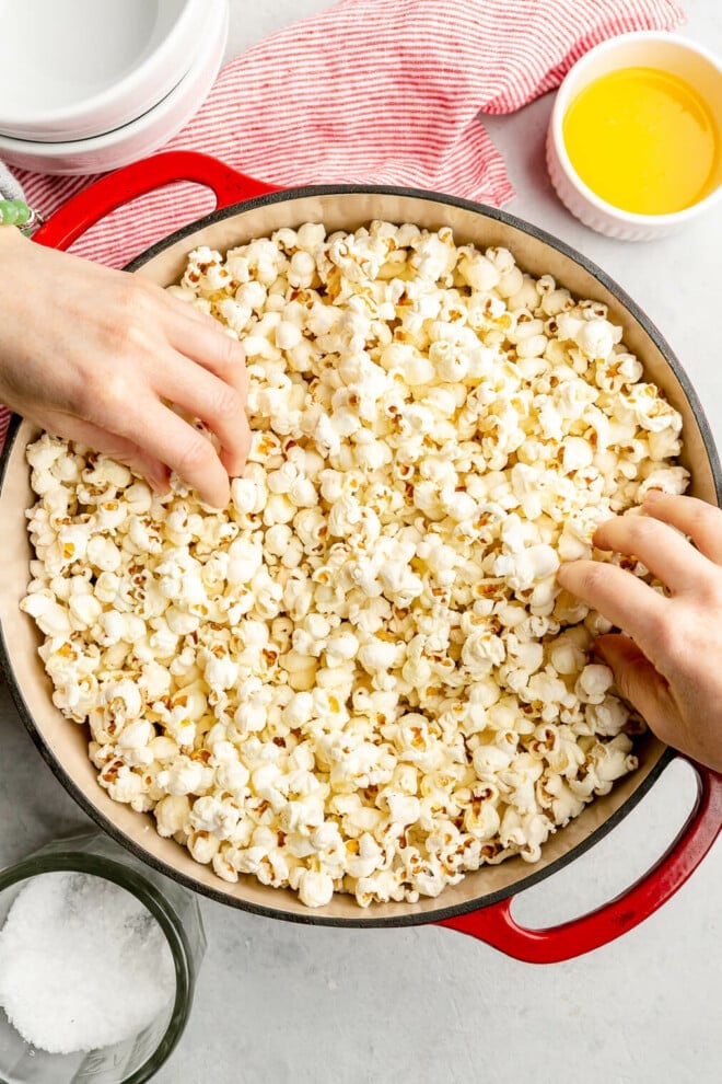 Stovetop Popcorn With Olive Oil Recipe