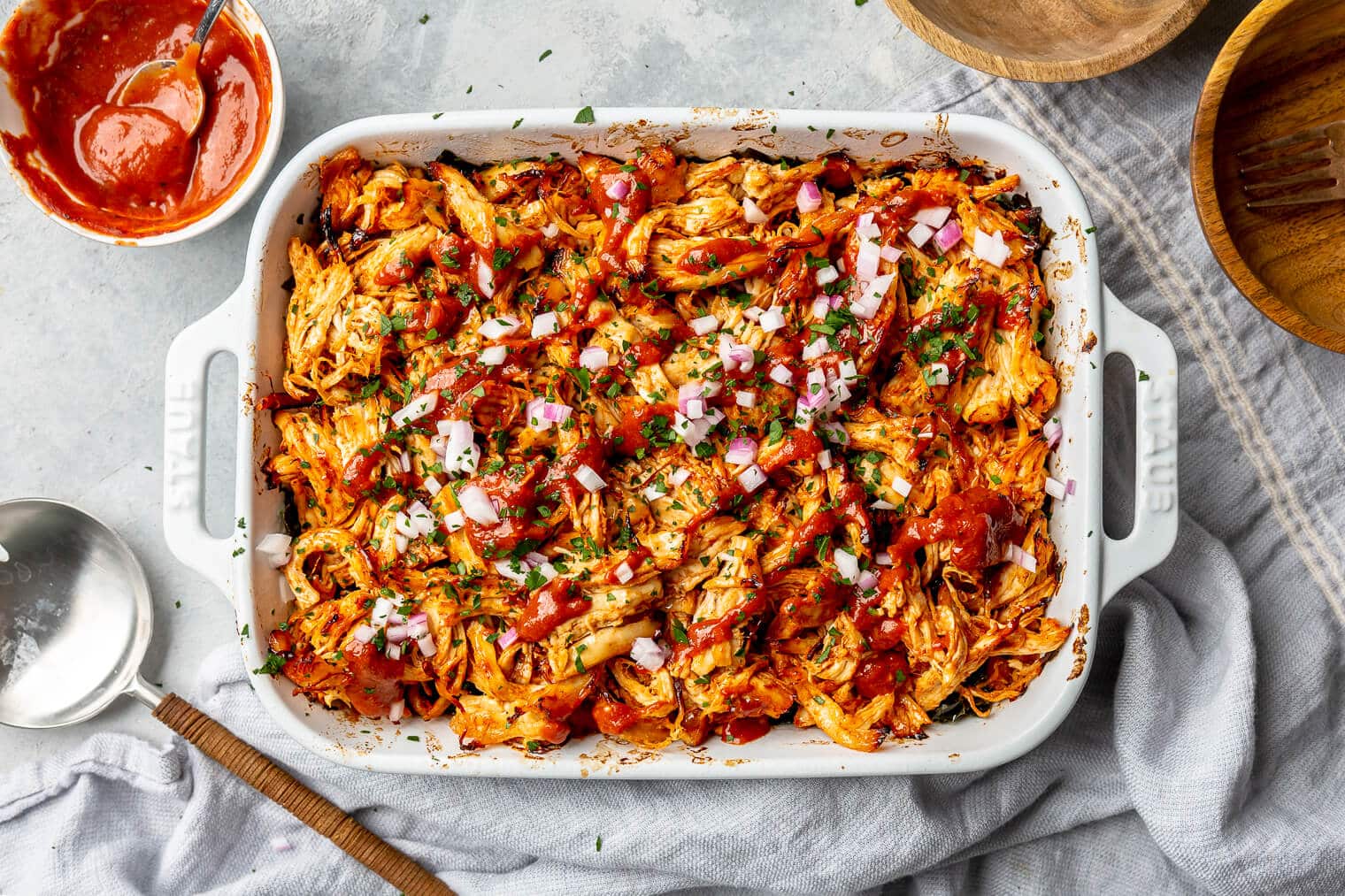 BBQ Chicken Casserole with Sweet Potatoes - Fed & Fit