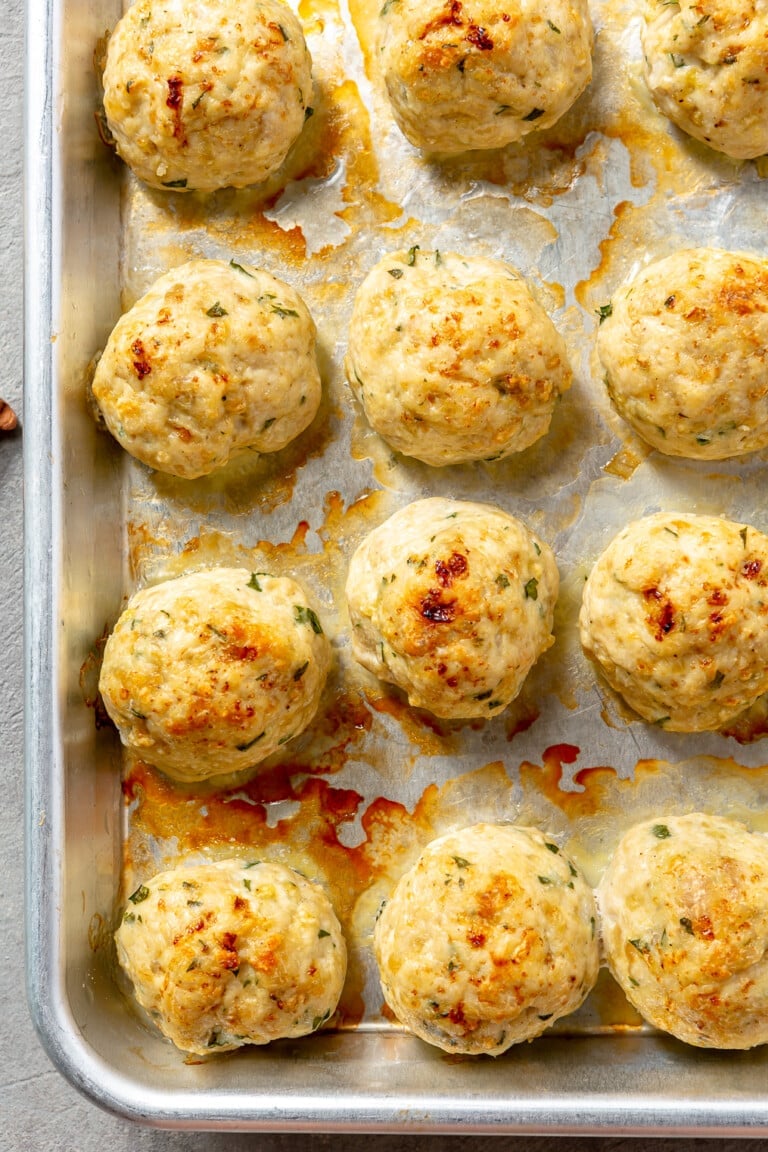 Juicy Ground Chicken Meatballs Fed & Fit