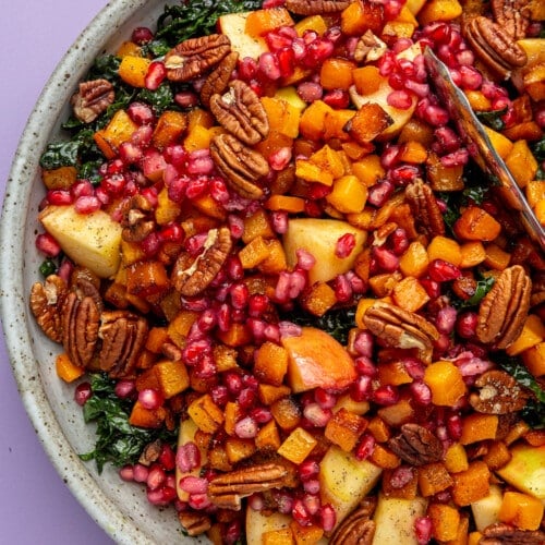 Fall Harvest Salad with Roasted Butternut Squash Fed & Fit
