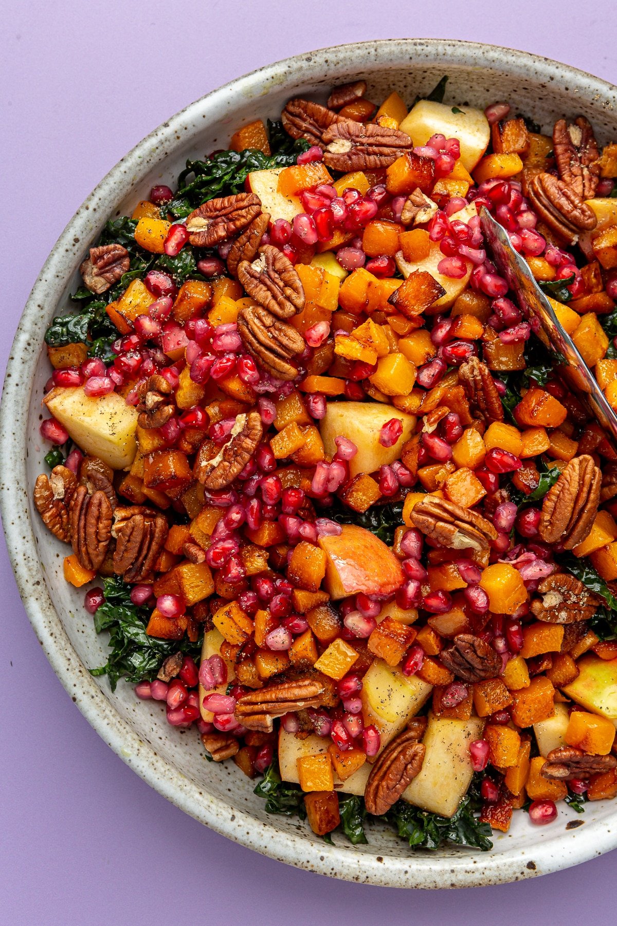 Fall Harvest Salad with Apples and Pomegranate - Danas Table