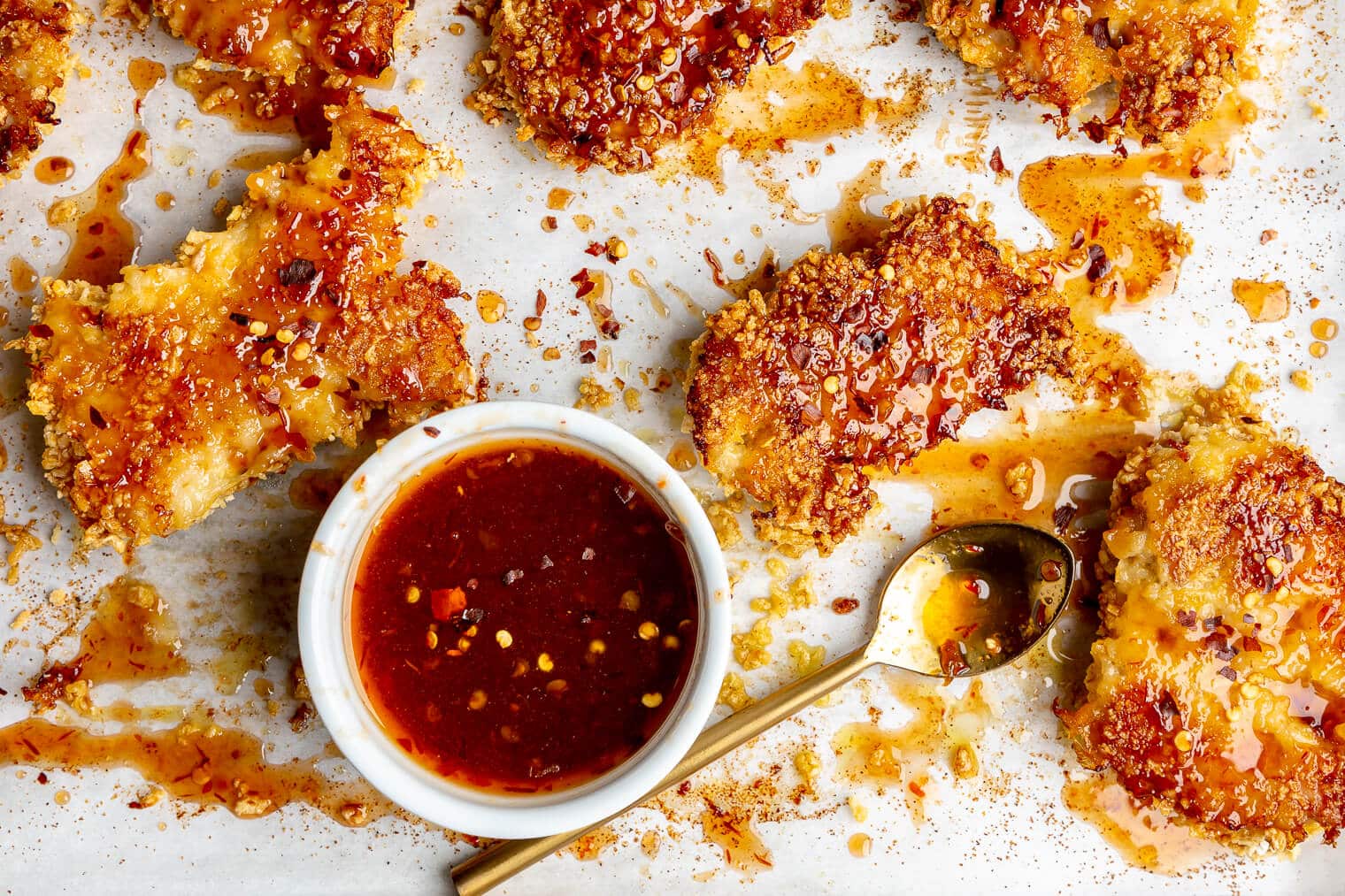 Crispy Baked Hot Honey Chicken - Fed & Fit