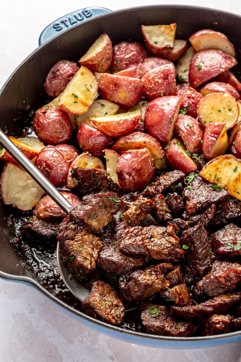 Garlic Butter Steak and Potatoes Skillet - Fed & Fit