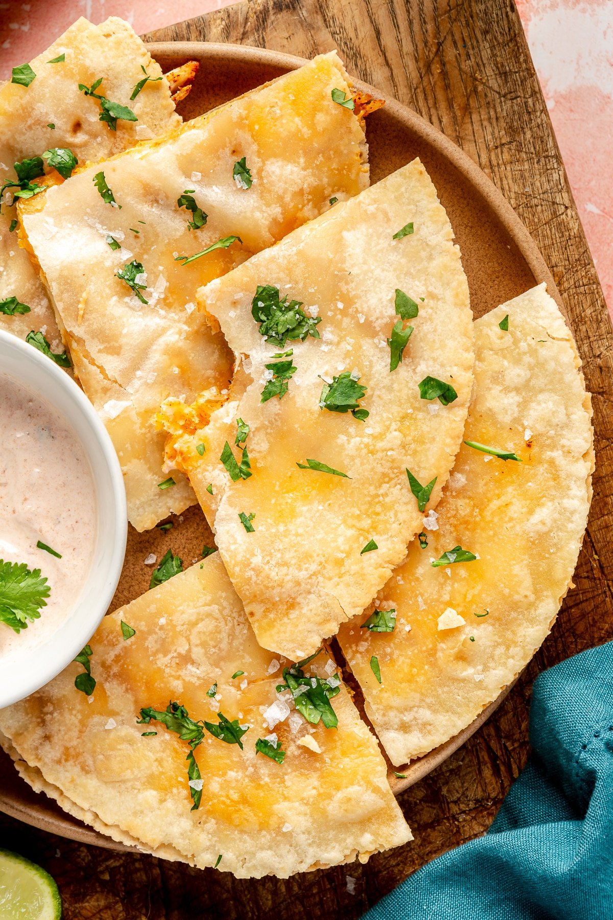 OvenBaked Chicken and Cheese Quesadillas Fed & Fit