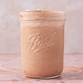 Homemade Peppermint Mocha Creamer - Fed & Fit