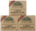 3 packages of "if you care" large baking cups