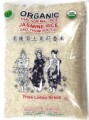 bag of three ladies organic jasmine rice.