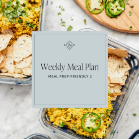 Meal Prep-Friendly Meal Plan 2 (with Video!)
